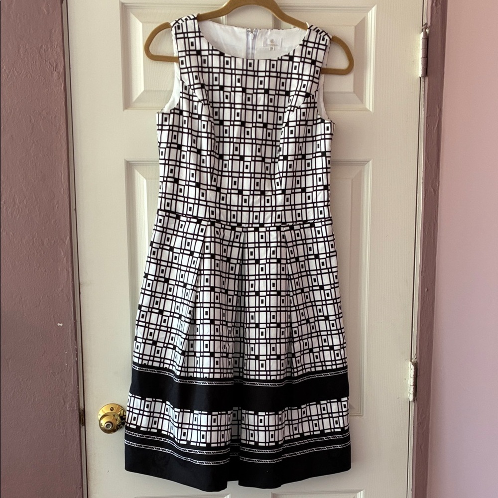 Stylish Black and White Woman Dress